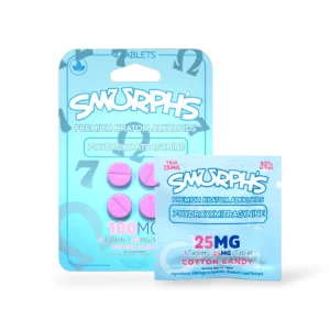 Smurph's 7-Hydroxymitragynine Kratom Extract 25mg Tablets Cotton Candy
