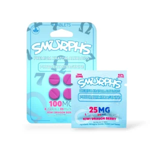 Smurph's 7-Hydroxymitragynine Kratom Extract 25mg Tablets Kiwi Dragon Berry