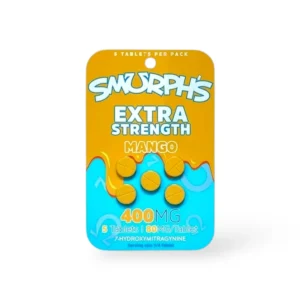 Smurph's Extra Strength 7-Hydroxymitragynine Kratom Extract Tablets Mango 80mg Per Tablet